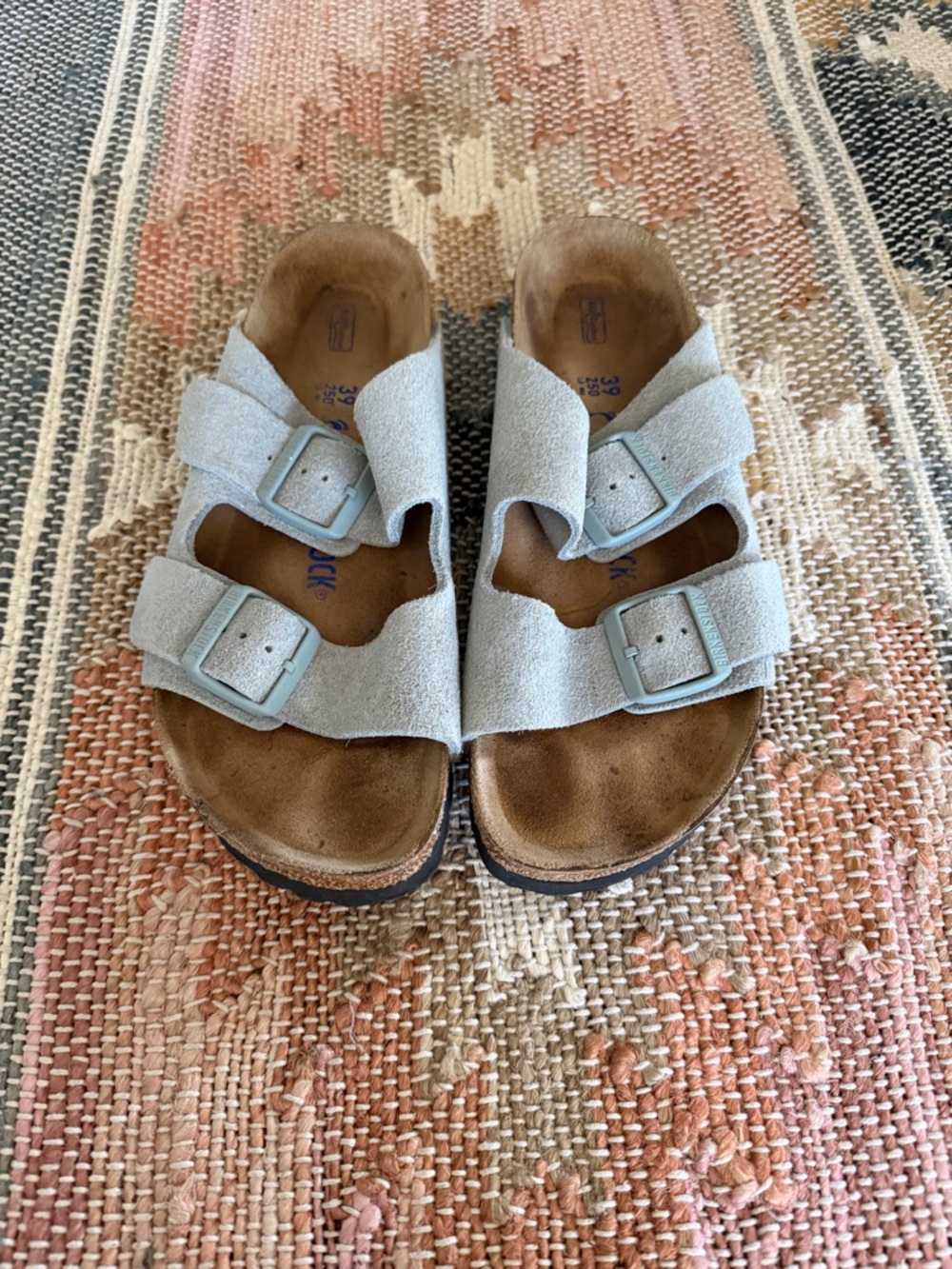 Birkenstock Arizona Sage Suede Sandals